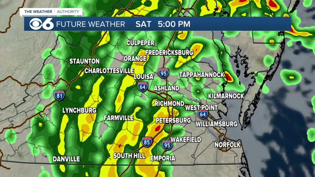 Tropical Storm Ophelia moves inland after landfall near near Emerald