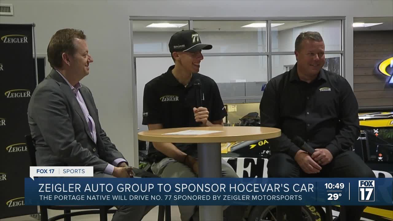 Zeigler Auto Group Announces Sponsorship of No. 77, Piloted by Carson ...