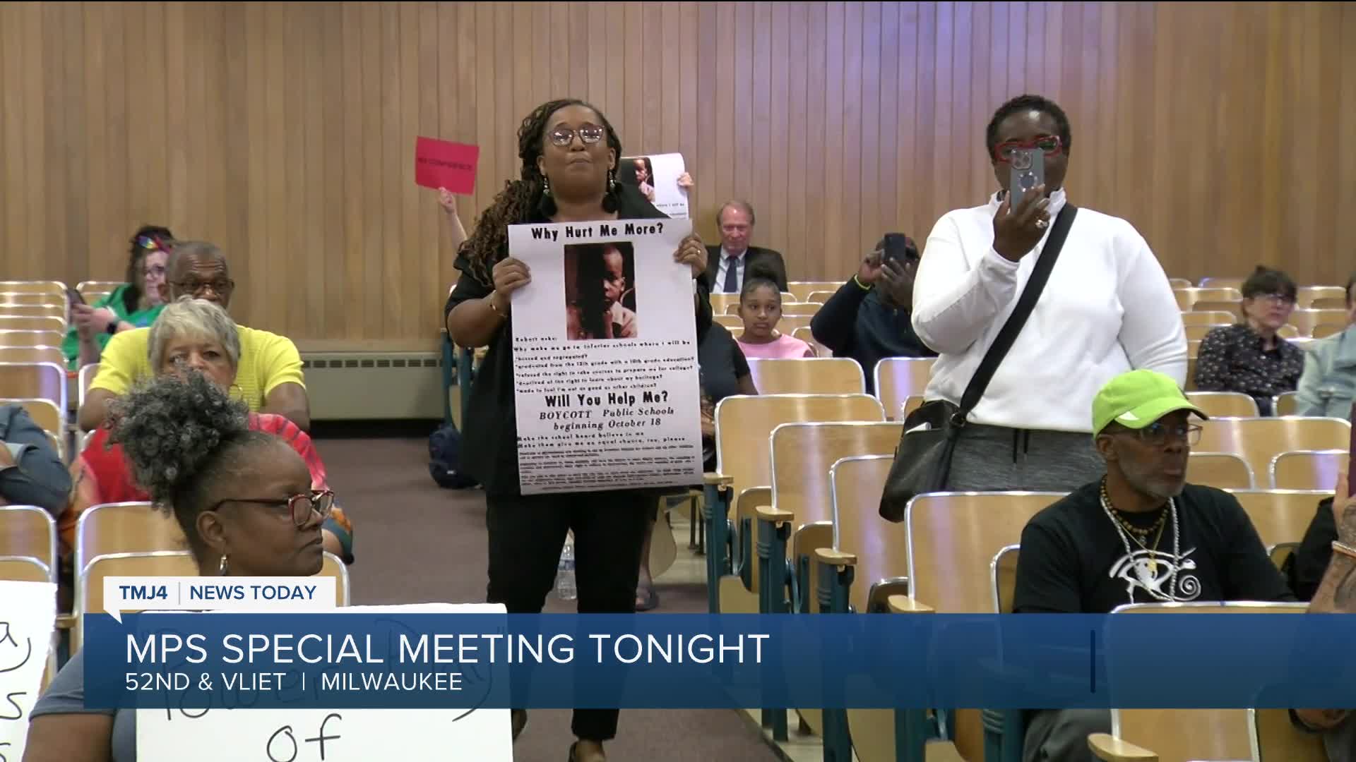 'It isn't a game' Parents want accountability at MPS Board special meeting