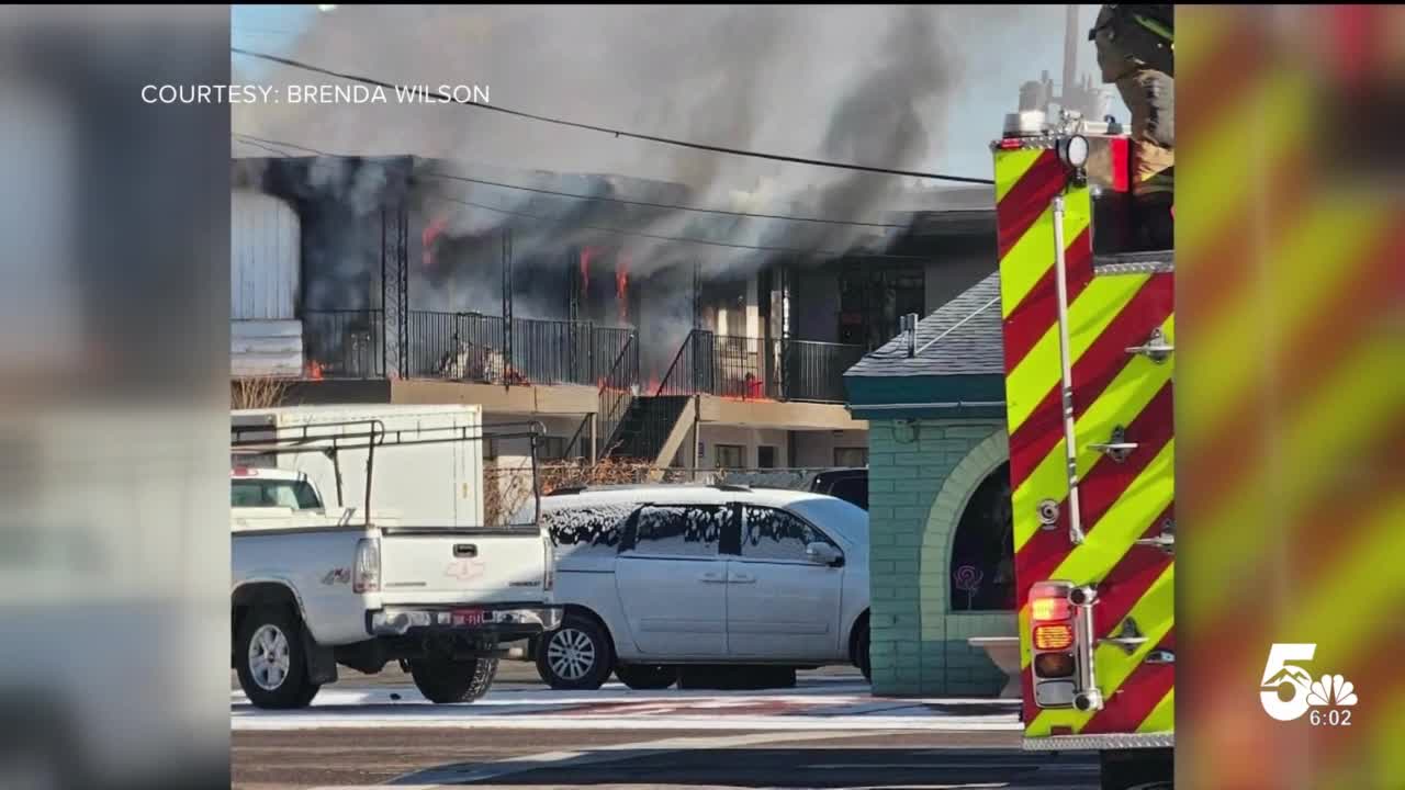 Bramble Tree Inn in Pueblo catches fire, occupants return to rooms Tuesday