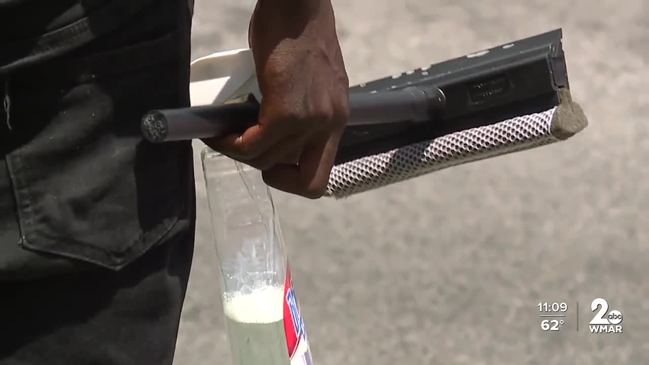 Mayor reveals plan to address squeegee issues in Baltimore, including