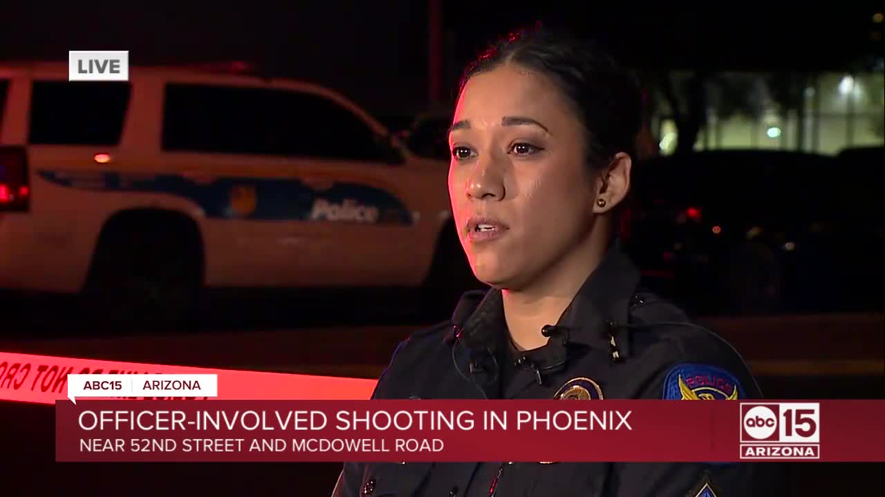 Man dead after officer-involved shooting near 52nd Street and McDowell Road