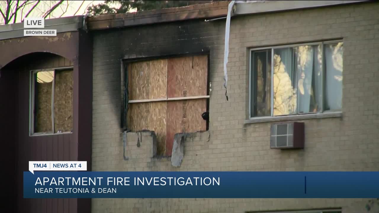 Several displaced after six units damaged in Brown Deer apartment fire