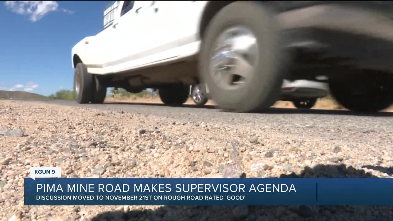 Pima Board of Supes Still no decision on Pima Mine Road repairs