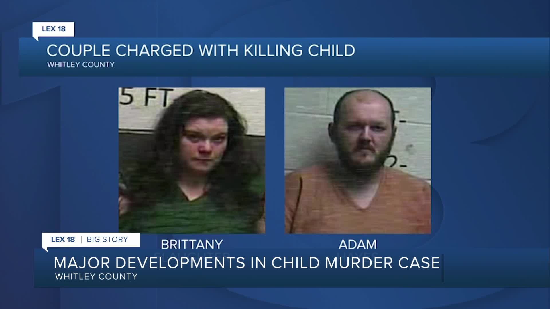 Couple accused of murdering Whitley County girl back in court