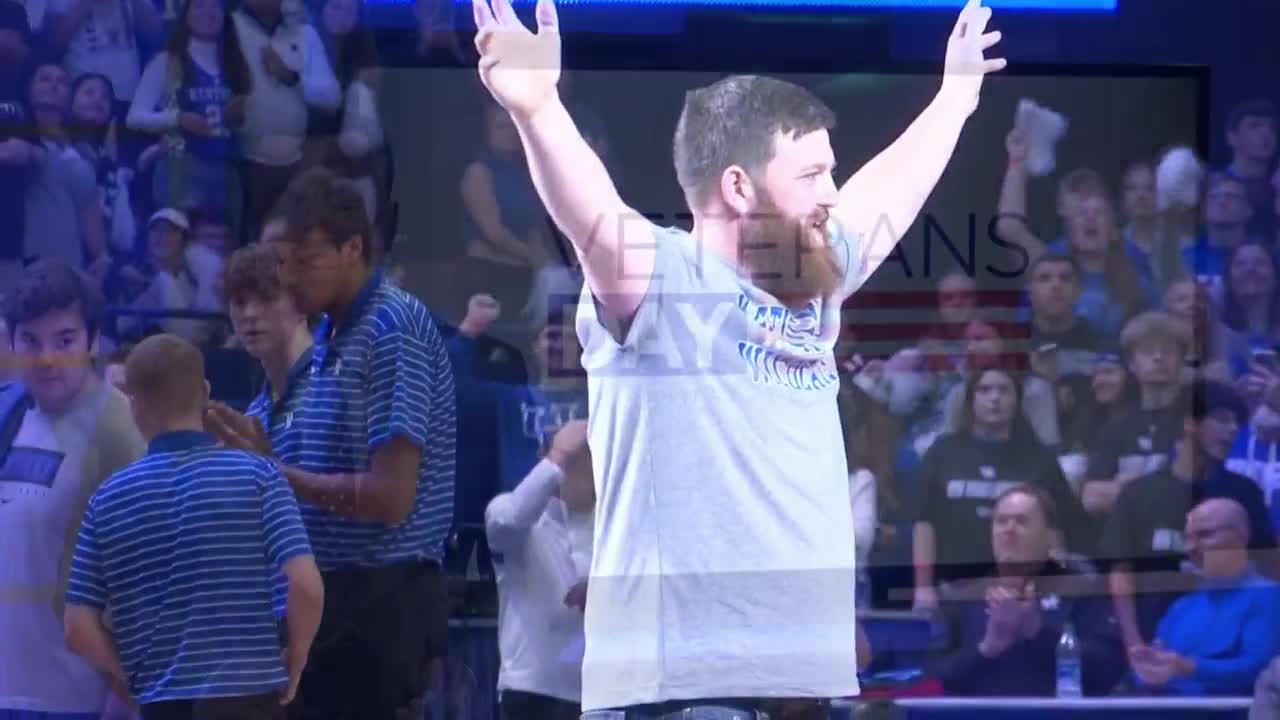 Coal miner superfan honored at UK basketball game