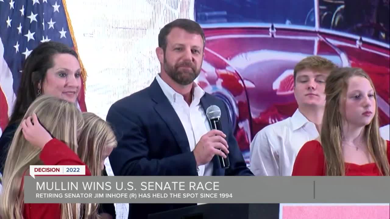 Election 2022: Markwayne Mullin wins race to replace Inhofe in U.S. Senate