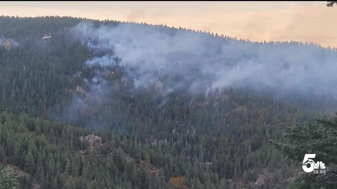 Saint Charles Fire started from a lightning strike, fire now more than ...