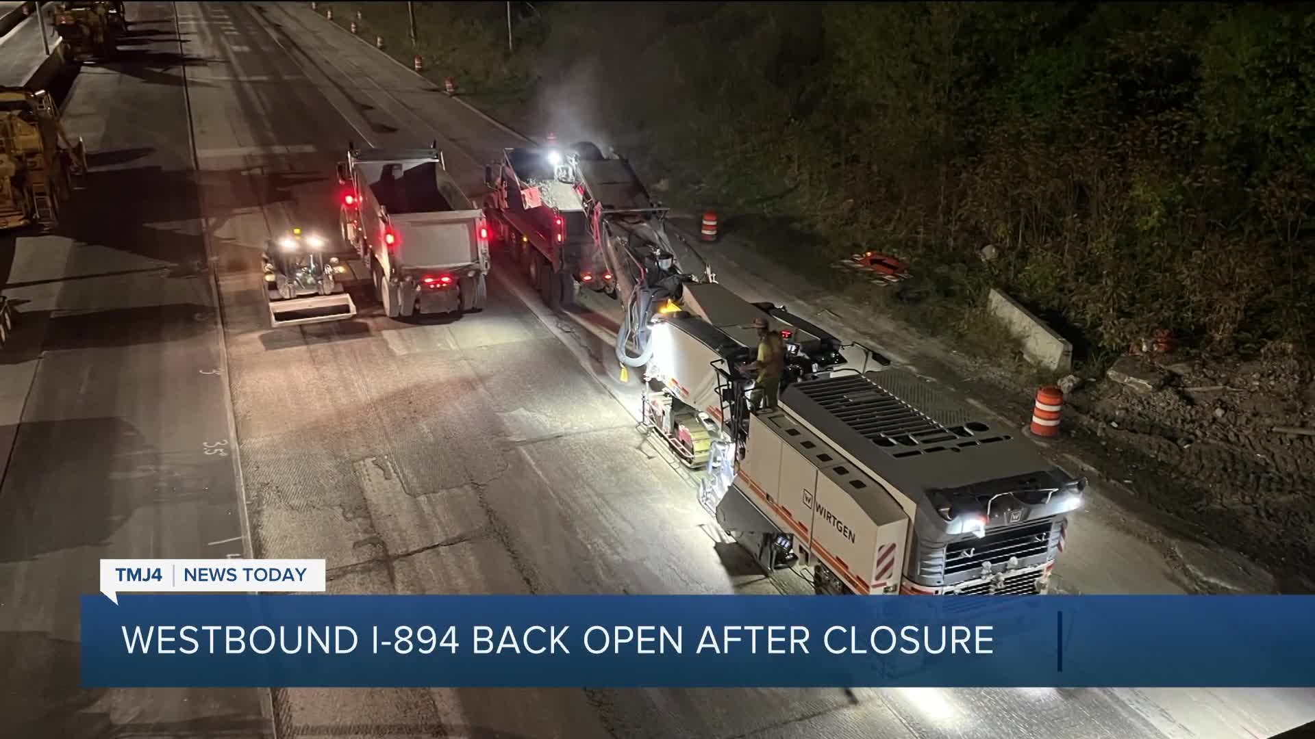 REOPENED: Local businesses, drivers plan ahead of WB I-894 weekend closure