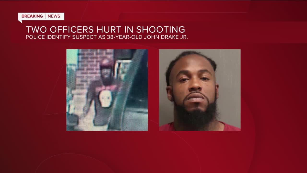 Police search for John Drake Jr.; La Vergne officers who were shot