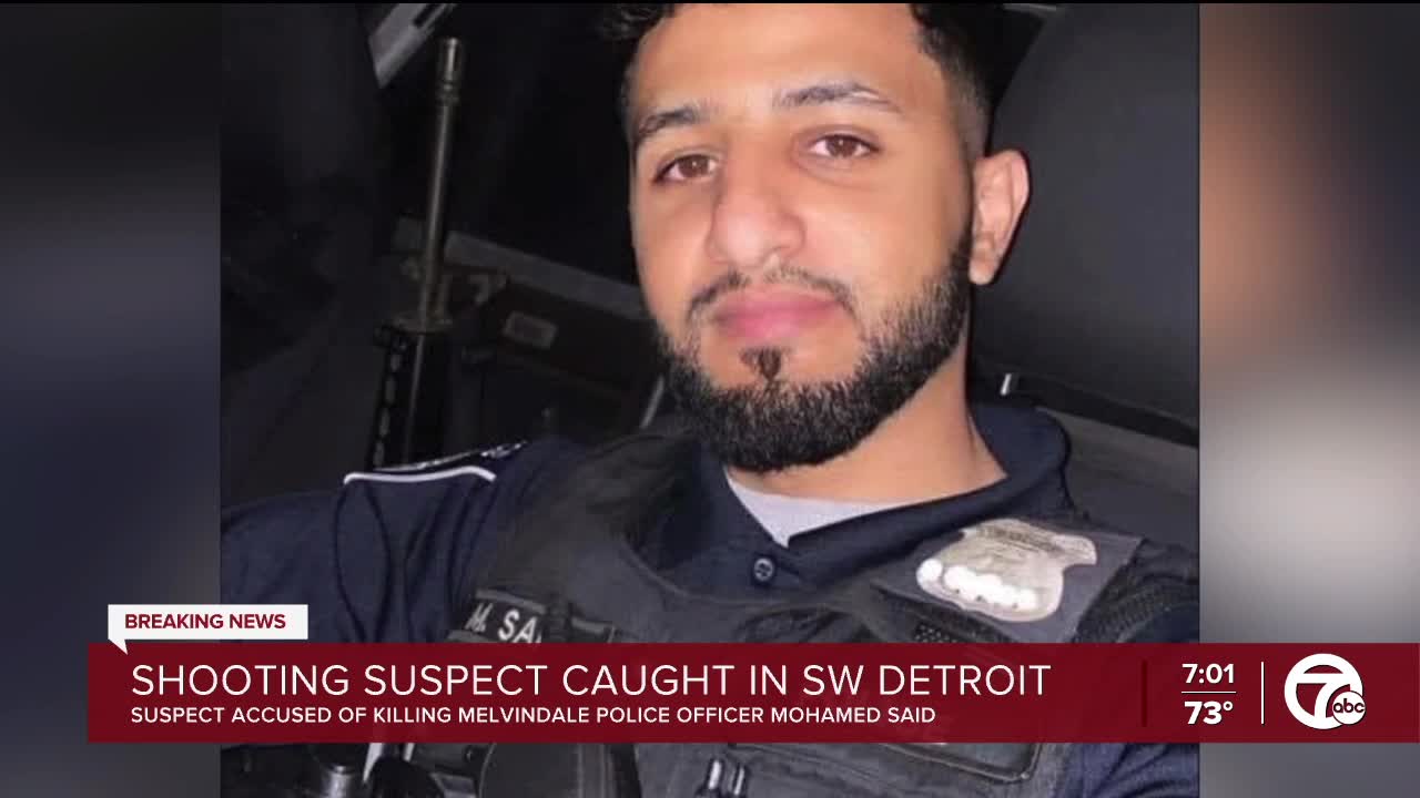 Suspect in Melvindale Officer Said's murder captured in Southwest Detroit