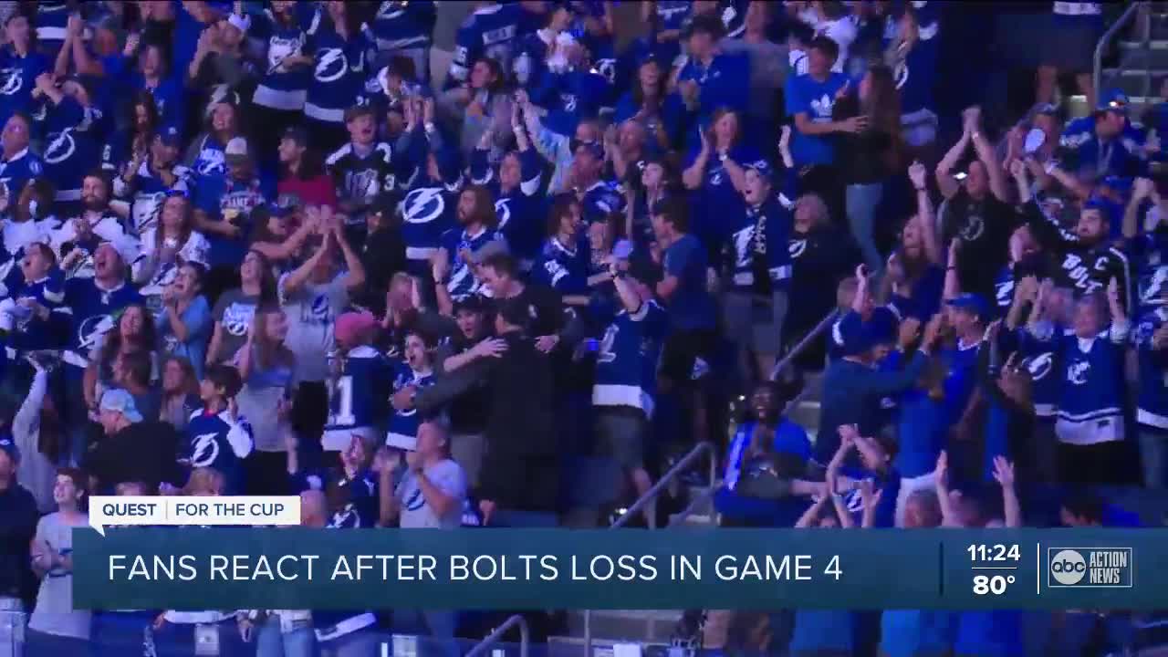 Lightning have chance to win Stanley Cup in Tampa after Game 4 loss