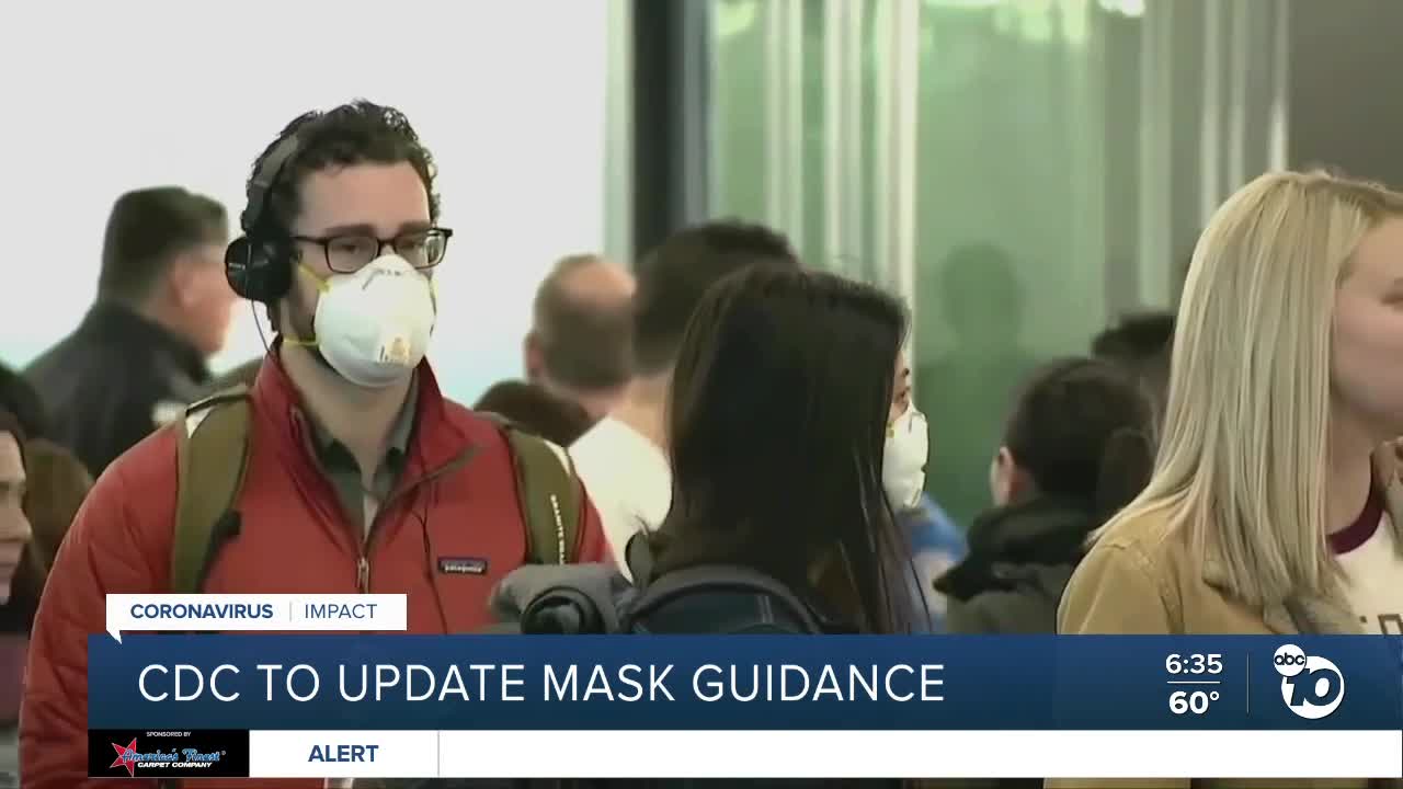 CDC may soon update face mask guidance