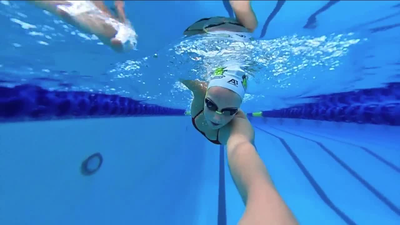 Female swimmer says social media impacted her mental health