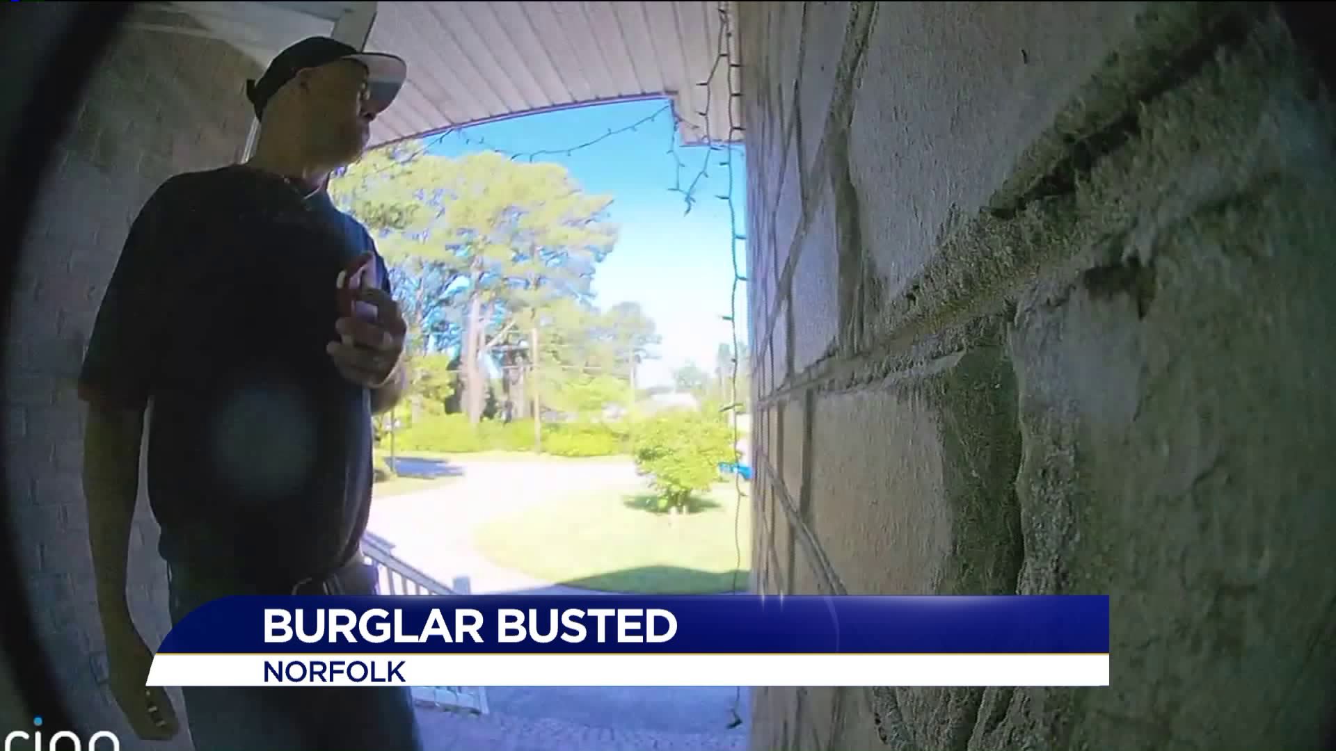 Burglar caught on camera going into Norfolk man’s house, police make