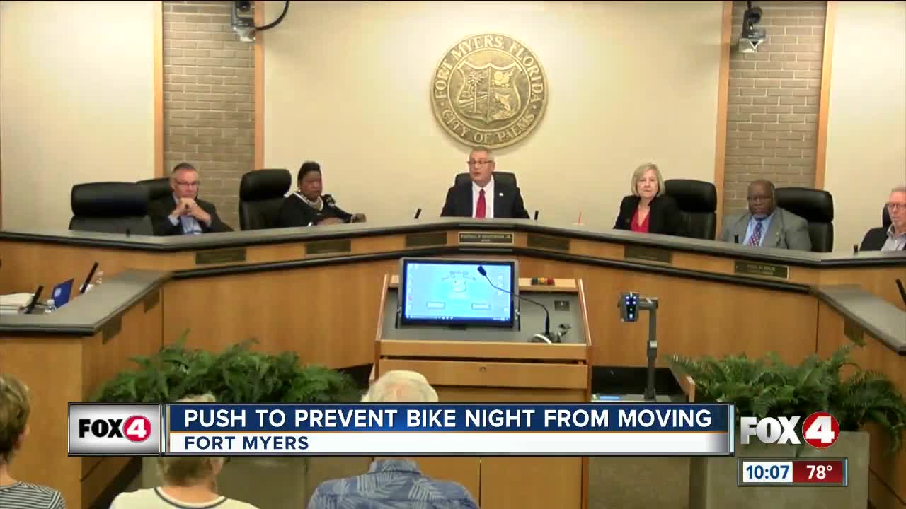 Community response to Bike Night move from Downtown Fort Myers to