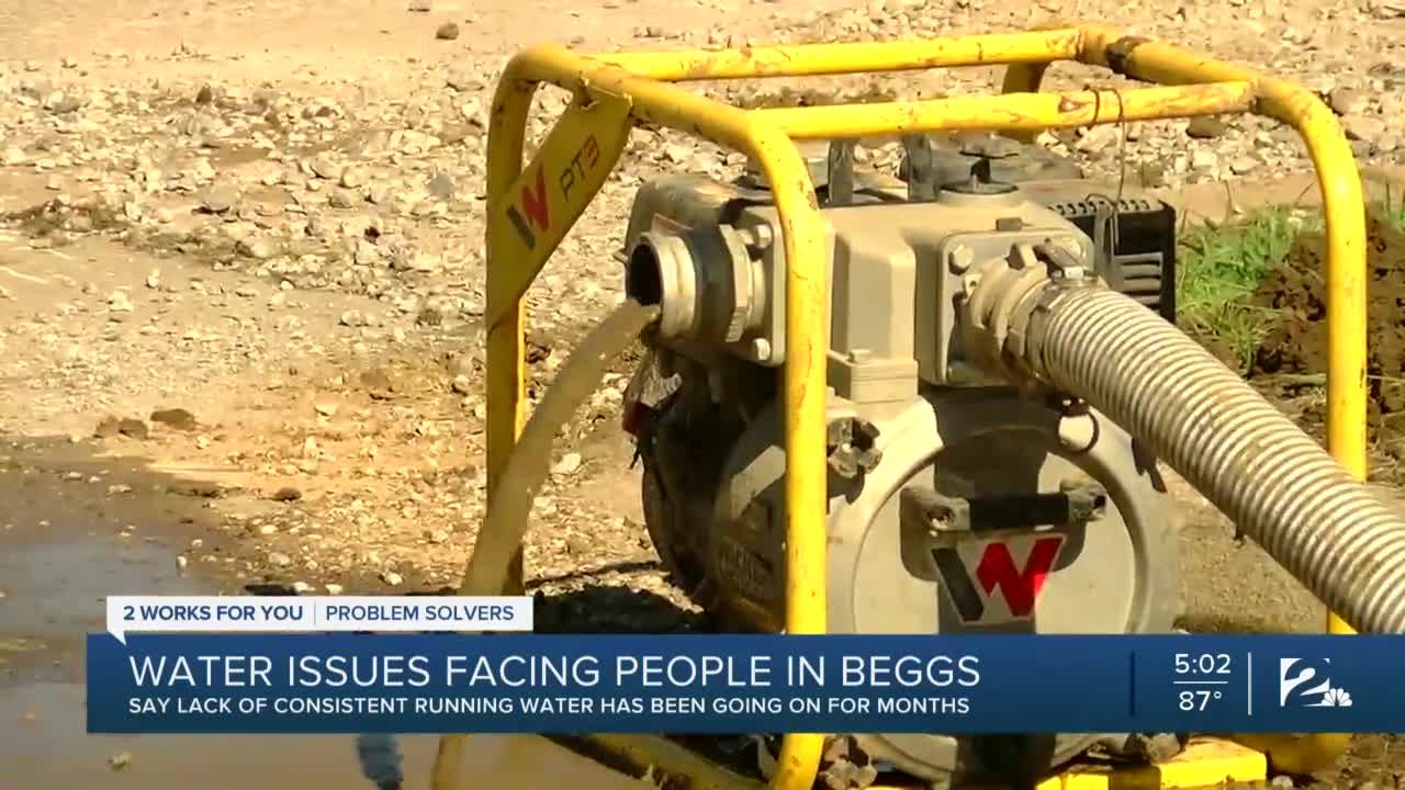Beggs residents upset about city water problems