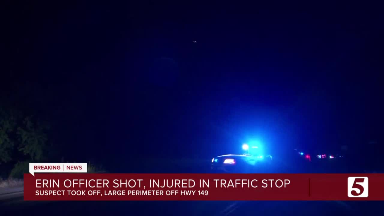 Man accused of shooting Erin police officer now in custody