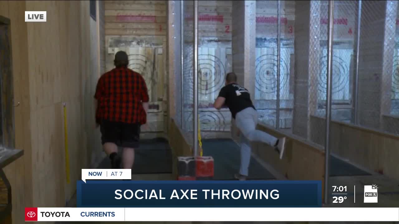 Social Axe Throwing in Ogden