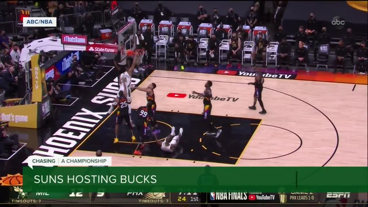 Bucks drop Game 2 against the Suns, now trail 02 in NBA Finals