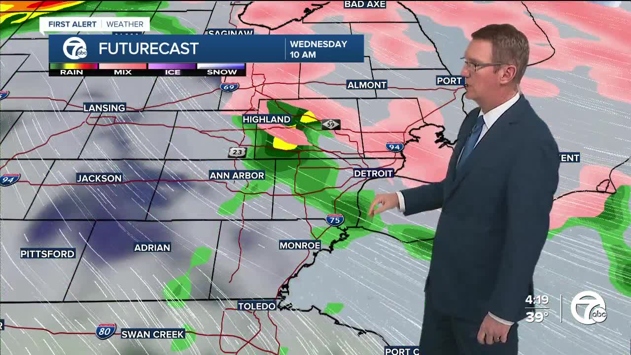 Metro Detroit Forecast Winter weather advisory tonight and Wednesday