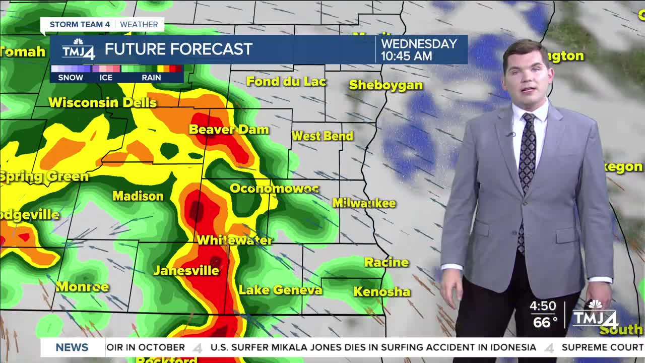 Showers and storms likely across Southeast Wisconsin Wednesday - Vimarsana News