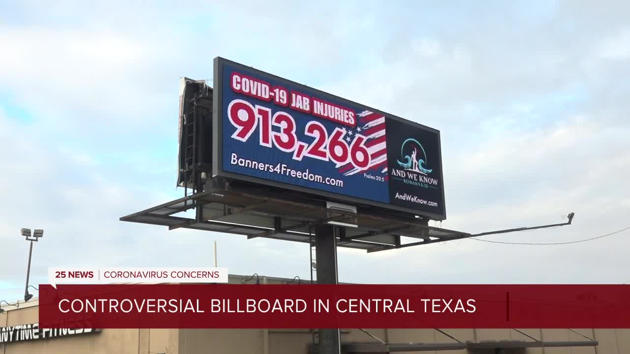 Electronic billboard with controversial message spotted in Waco