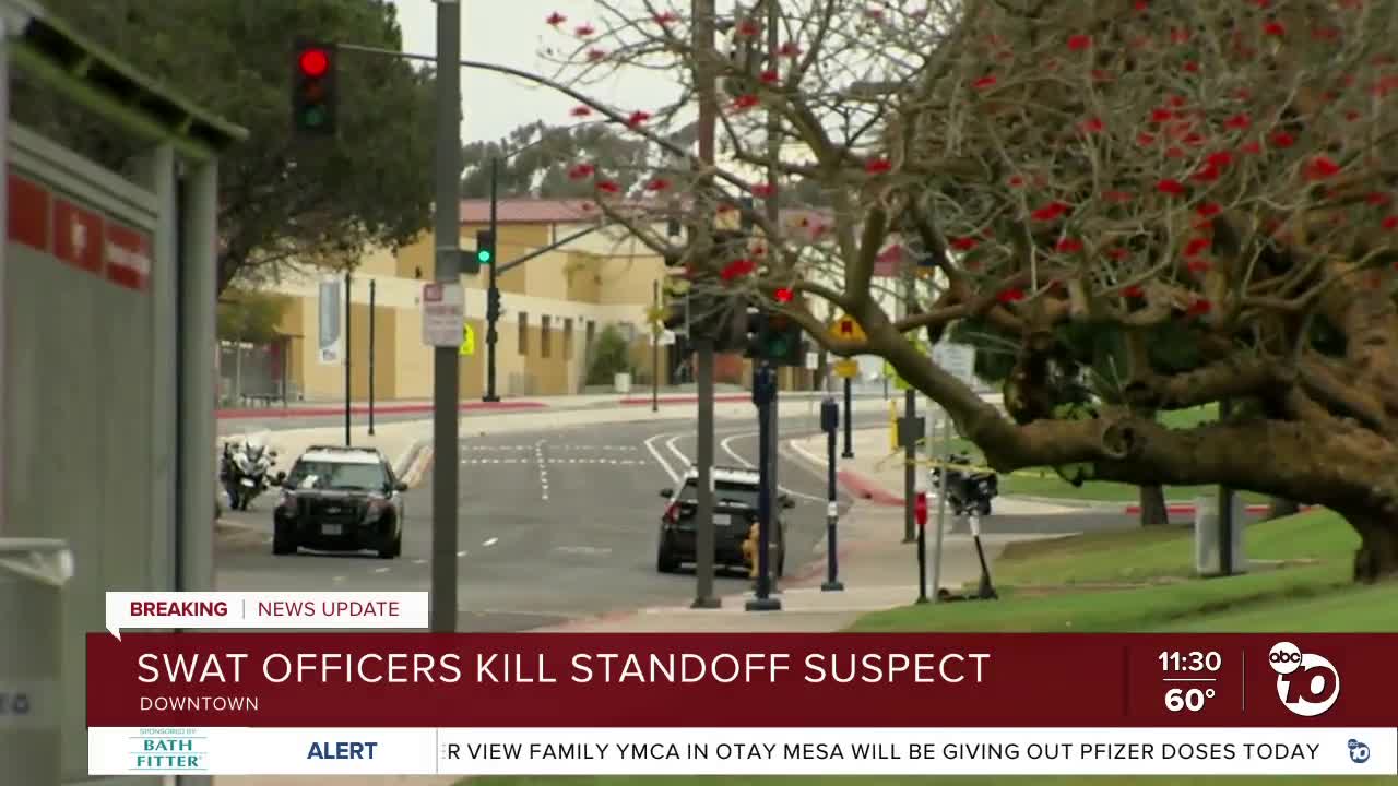 Shooting suspect dead after standoff at San Diego HS