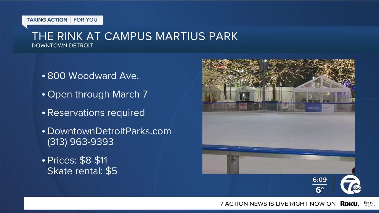 Skate The Rink at Campus Martius Park