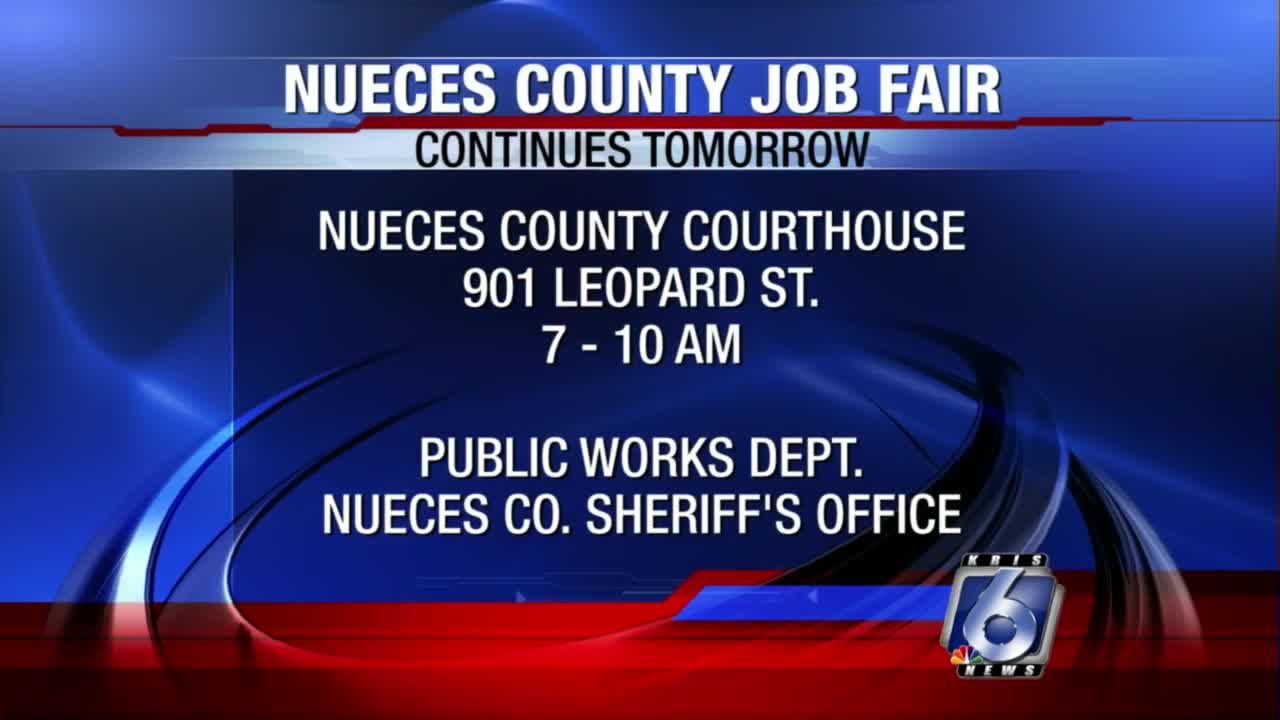 Nueces County continuing job fair at courthouse