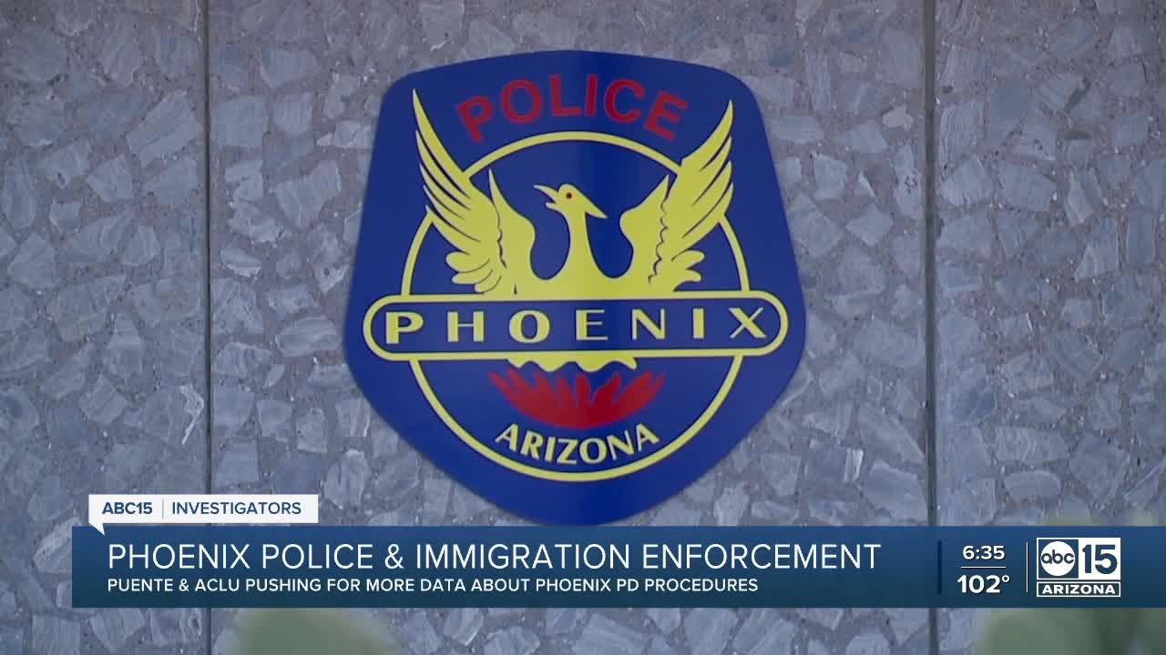 PUENTE & ACLU pushing for more data about Phoenix PD Immigration procedures - Vimarsana News