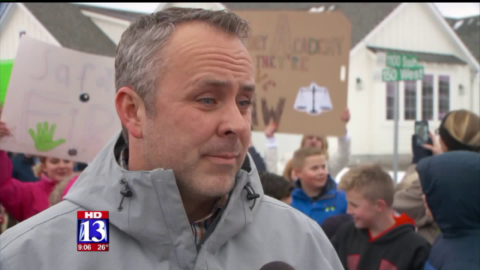 Lehi residents protest construction of Utah Military Academy