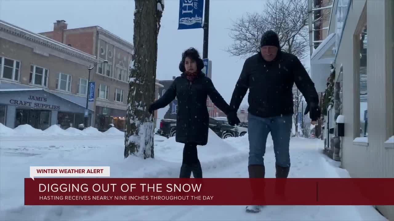 'It's bad, but it's not that bad.' System dumps snow on Hastings
