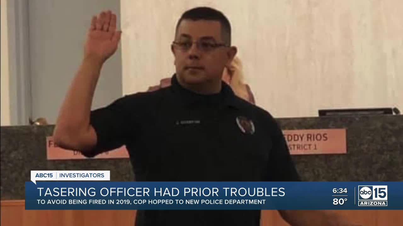 Globe Sergeant who tasered a mentally ill woman faced termination at his prior police department - Vimarsana News