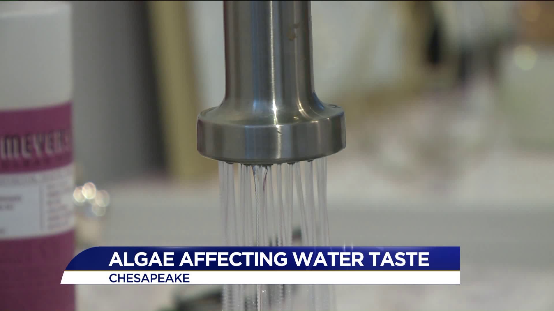 Water may smell and taste different due to algae