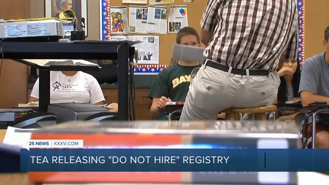 'Do not hire' registry to prevent bad teachers from being rehired