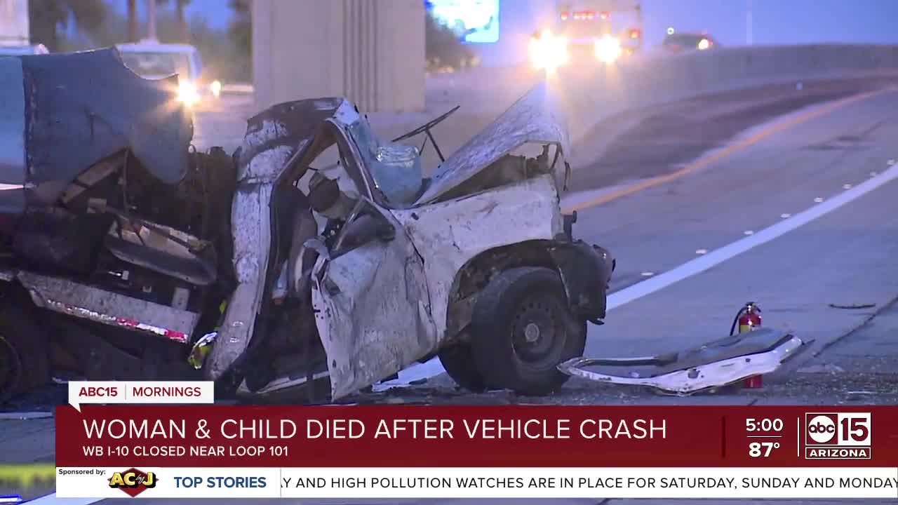 2 kids dead in crash involving street sweeper near L101 and I10