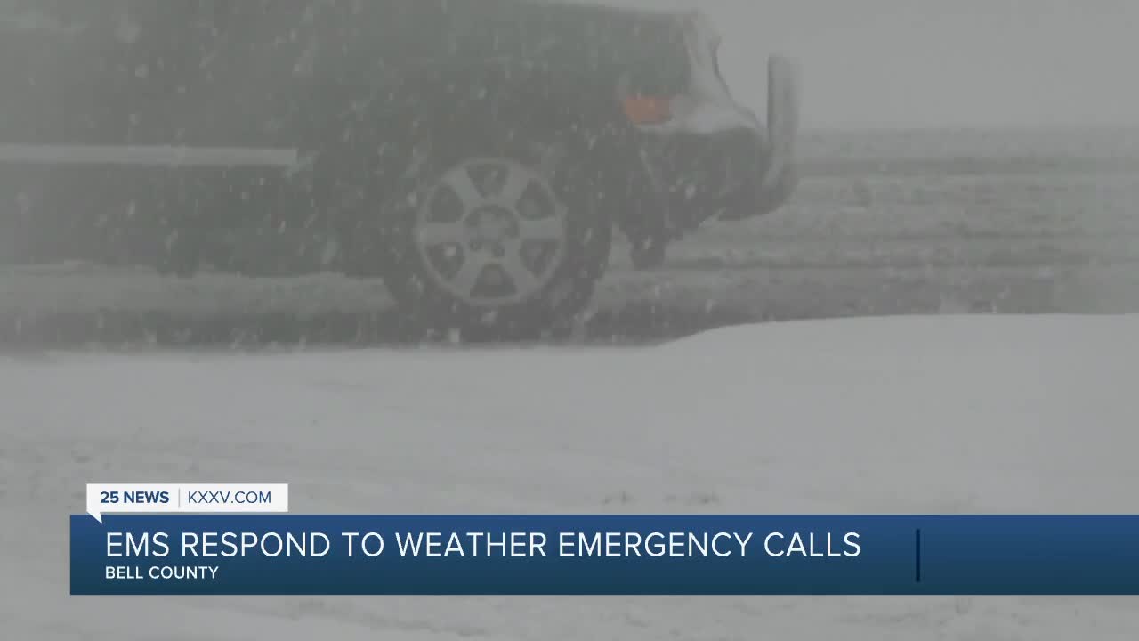 Bell County EMS describe a relatively quiet weekend after historic snow - Vimarsana News