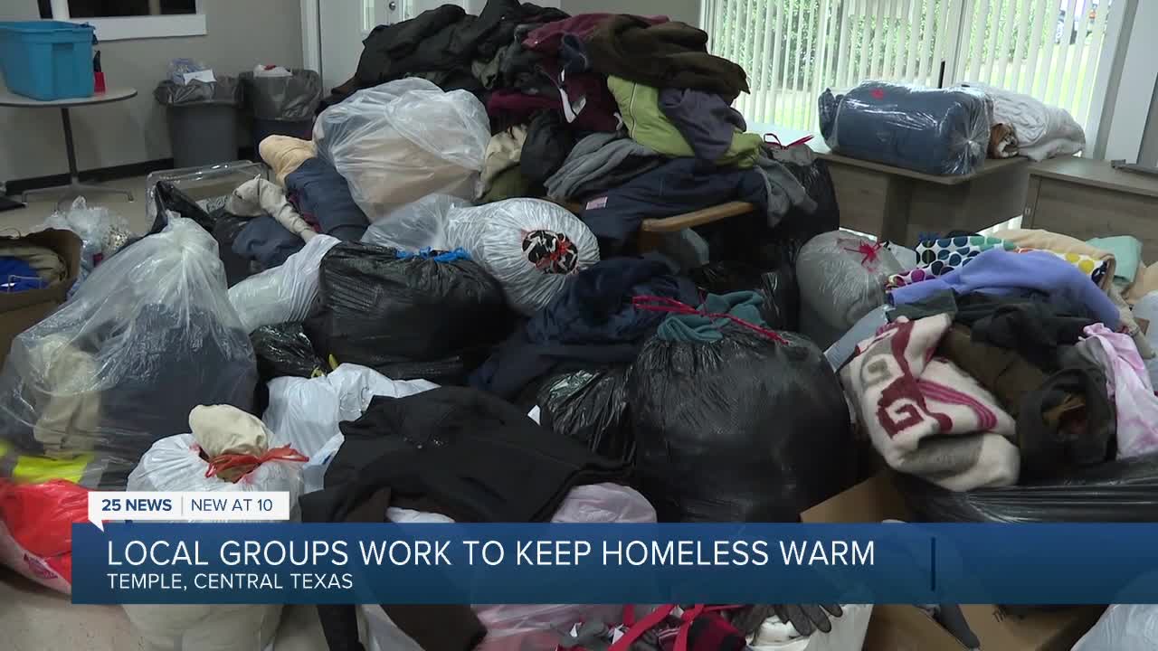 Local groups asking for winter clothes and items to keep homeless warm