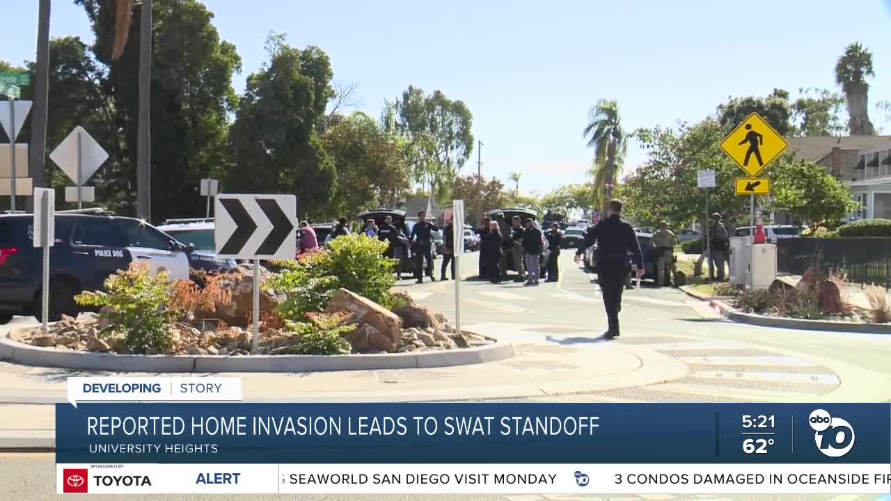 Reported home invasion leads to SWAT standoff in University Heights