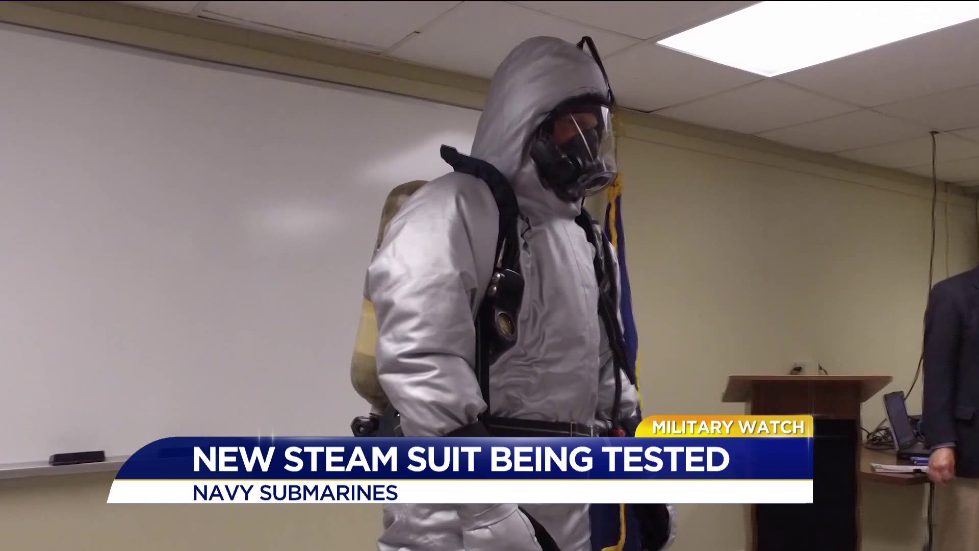 Navy tests new submarine steam suits to protect Sailors