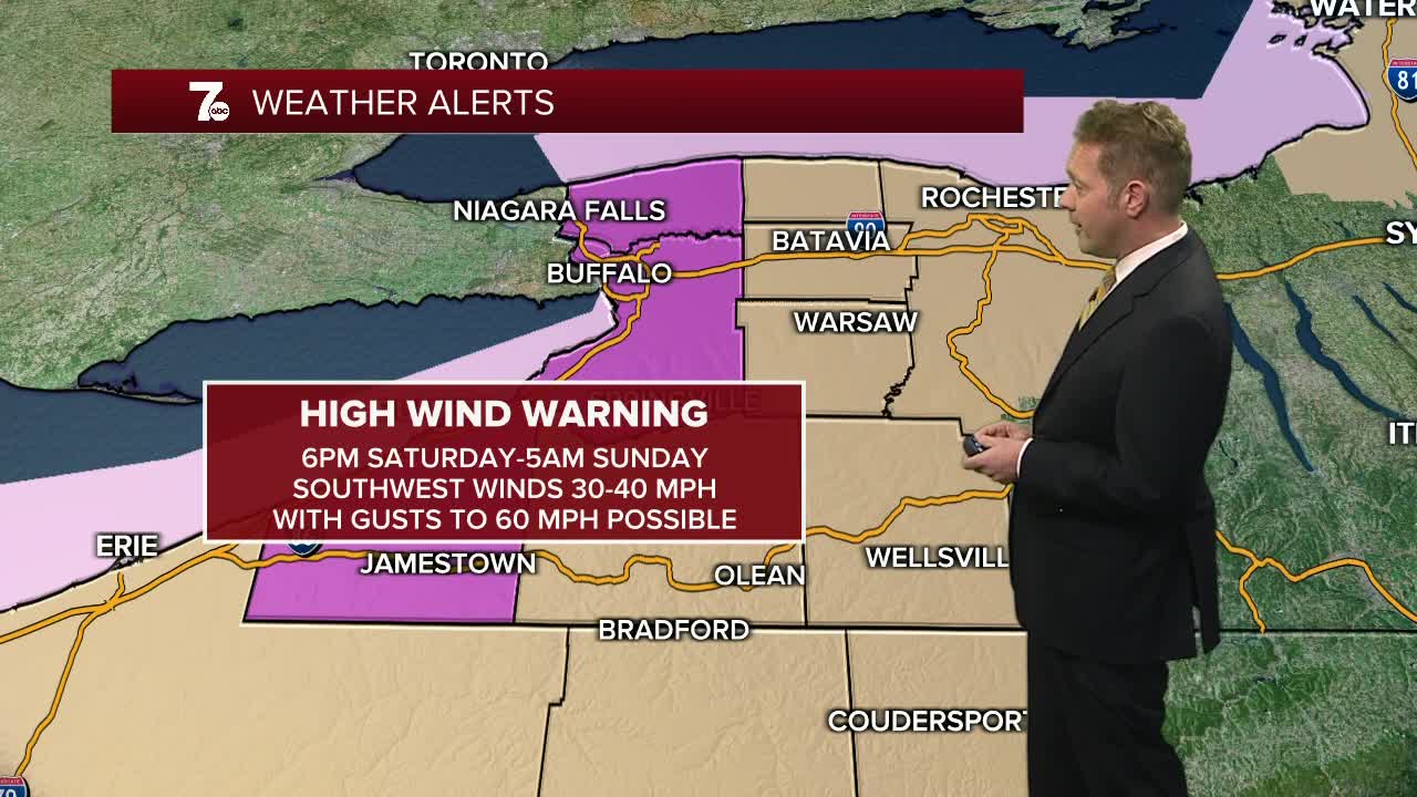 High Wind Warnings for parts of Western NY Saturday and Sunday - Vimarsana News