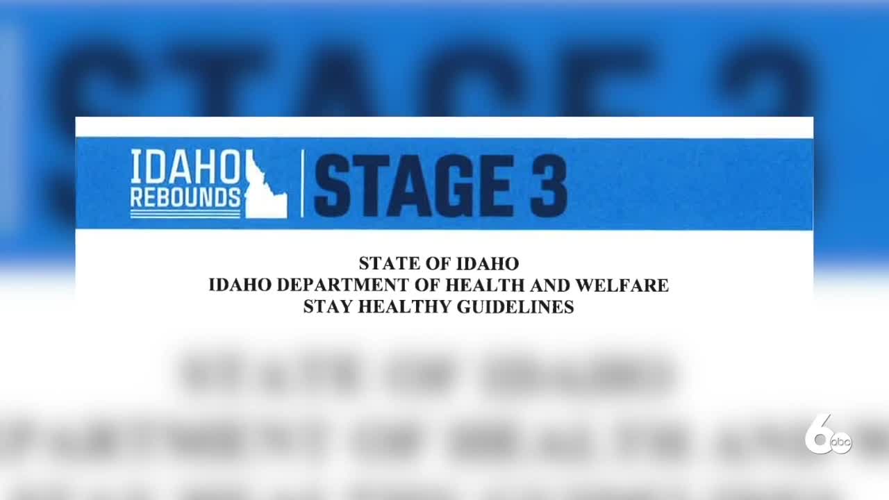 When will Idaho move to Stage 4 of reopening?