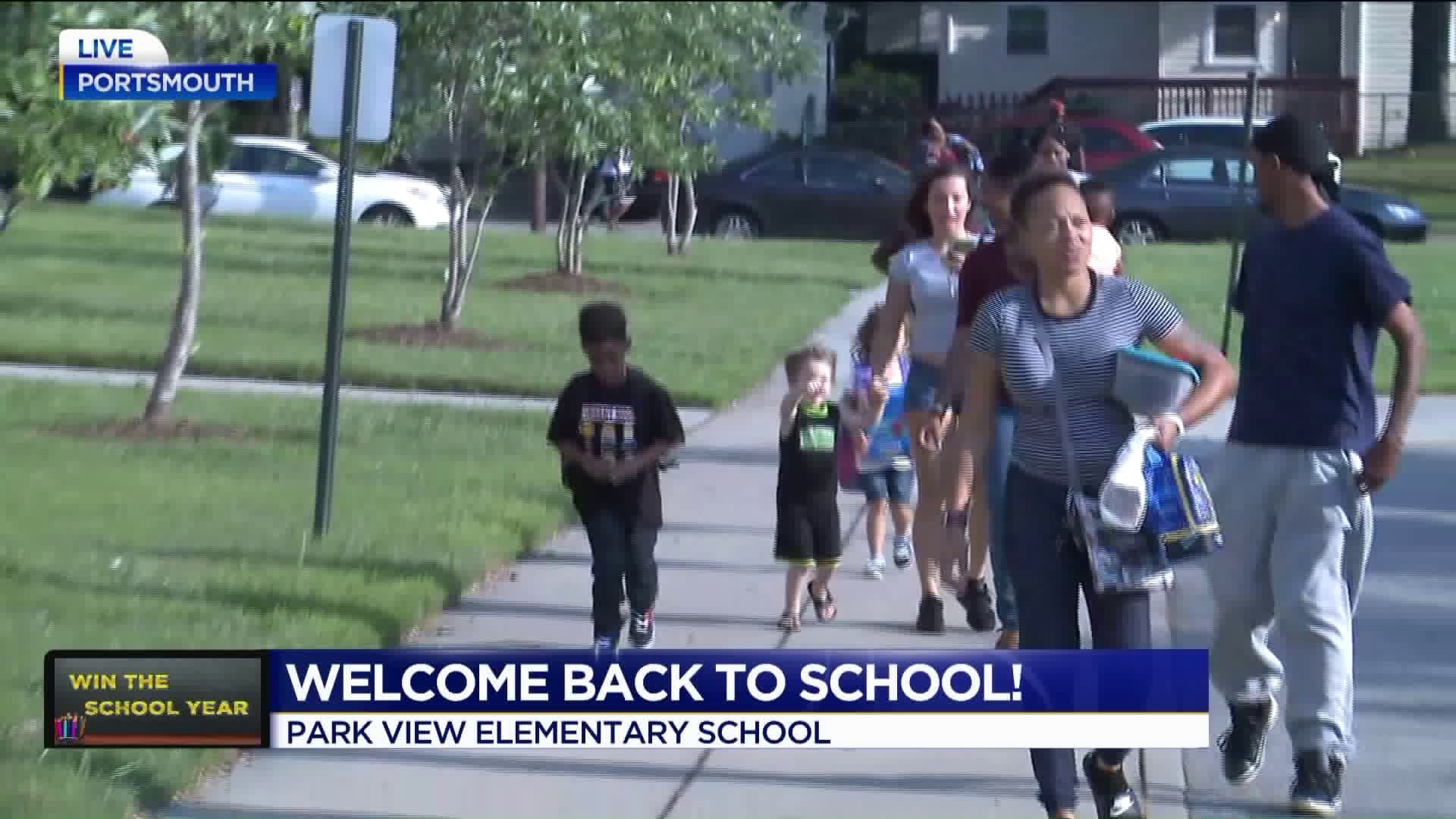 Students get special backtoschool at Park View Elementary