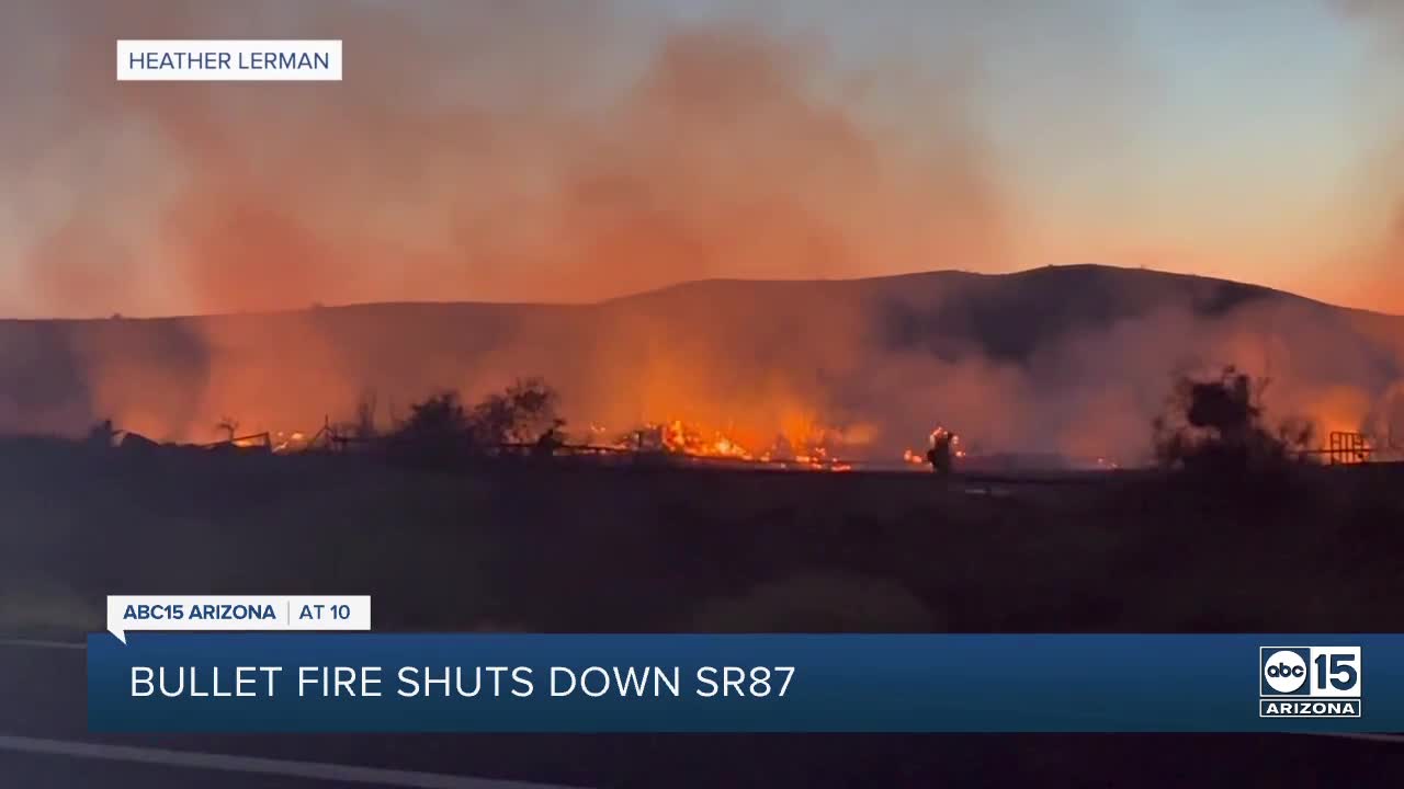 'The Bullet Fire' contained at 3,355 acres