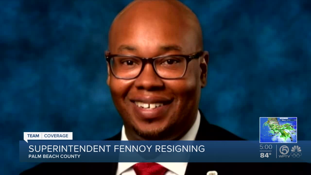 Palm Beach County schools superintendent resigning