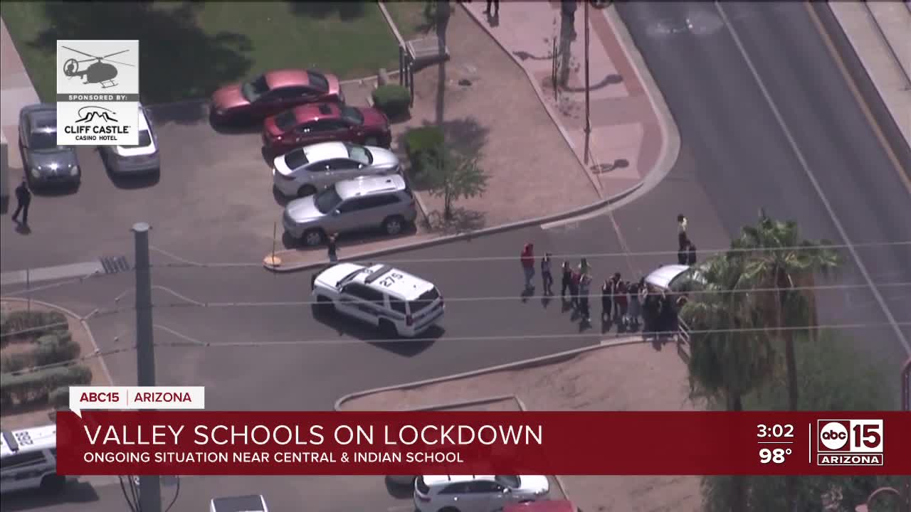'All clear' given at Central High School in Phoenix following lockdown ...