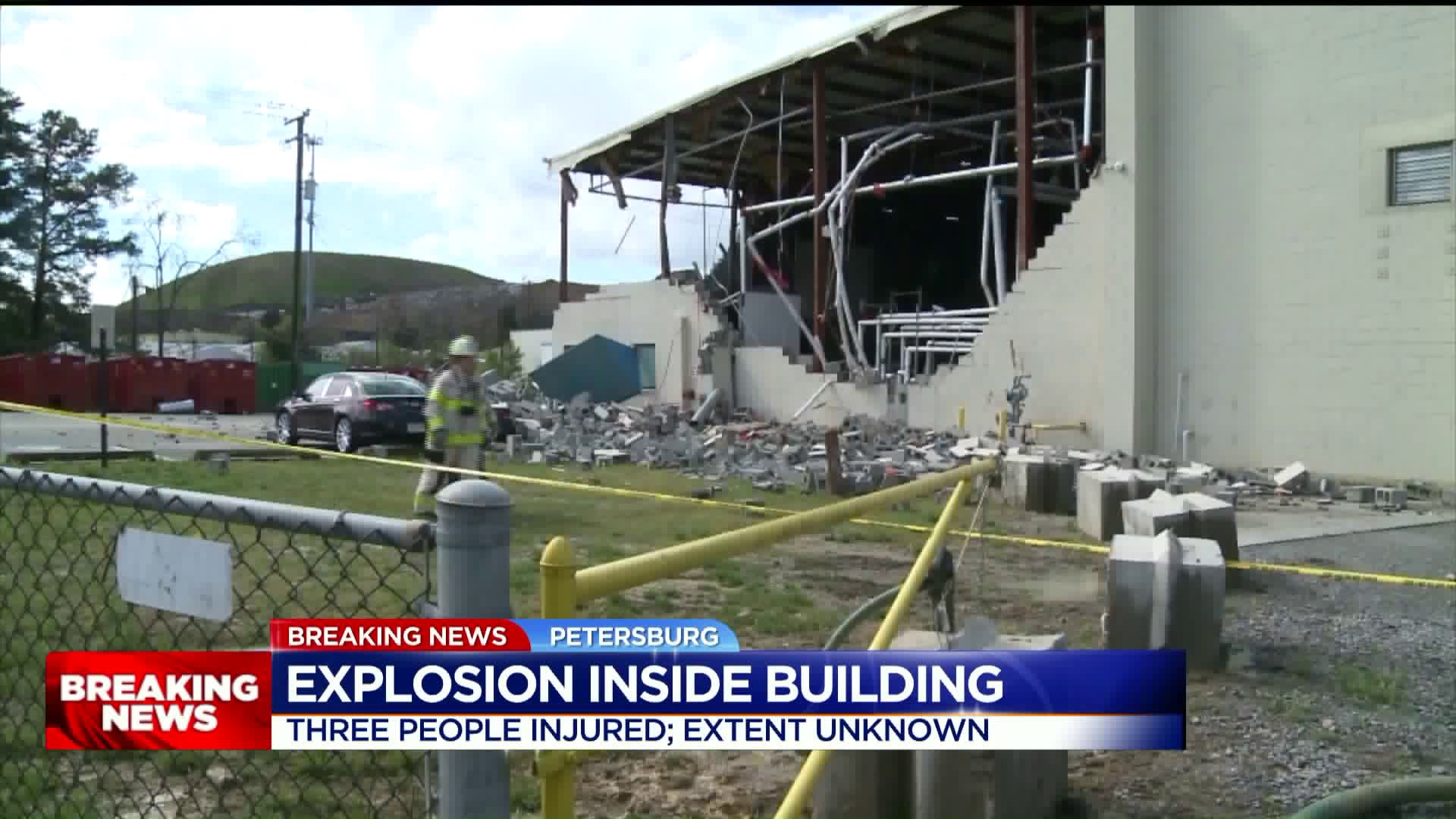 Three injured after Petersburg explosion, partial building collapse