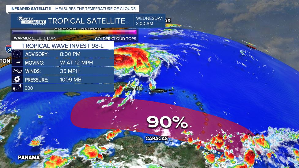 Invest 98-L has 90% chance of development, Fiona strengthens to Cat. 4 - Vimarsana News