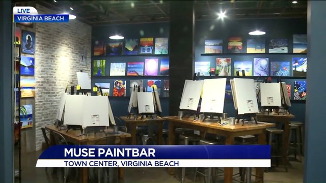 Eat, drink and create a masterpiece at Muse Paintbar